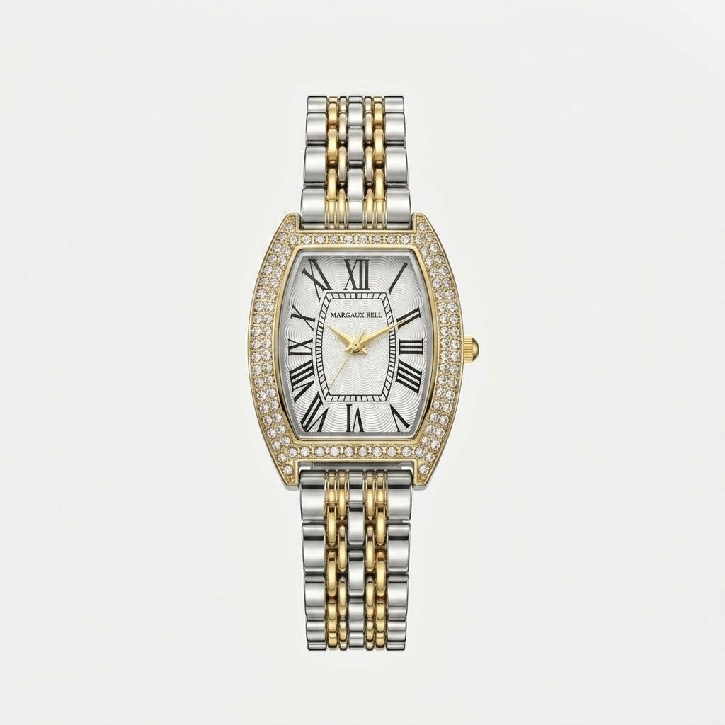 Relógio Tonneau — Cristal + Marfim