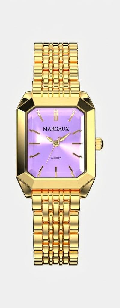 Tank Watch — Gold + Blush